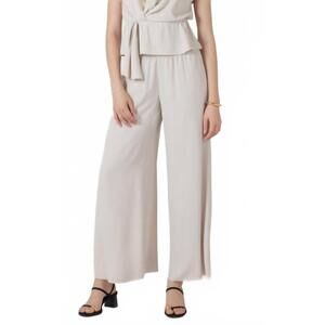 NEW DEX CLOTHING flowy wide leg pant in beige